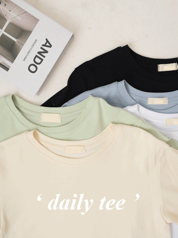 deepny [6천장판매♥] 브인베이직티셔츠